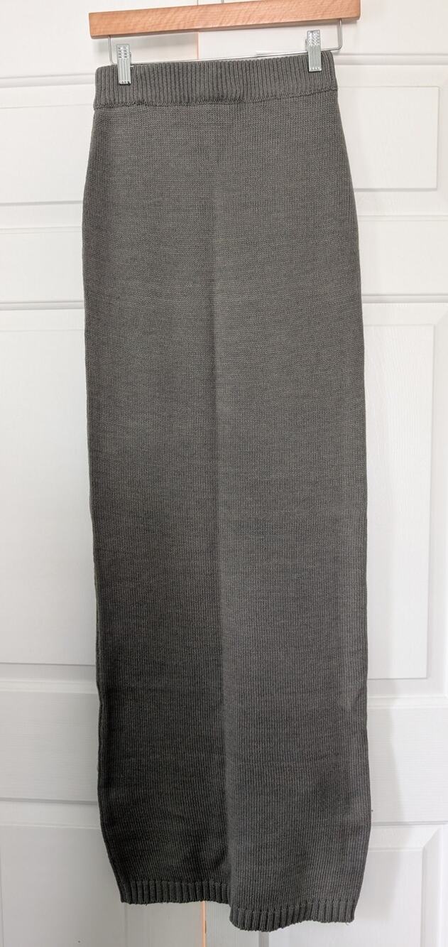 Pretty Little Things Grey Knit Sweater Maxi Skirt TALL